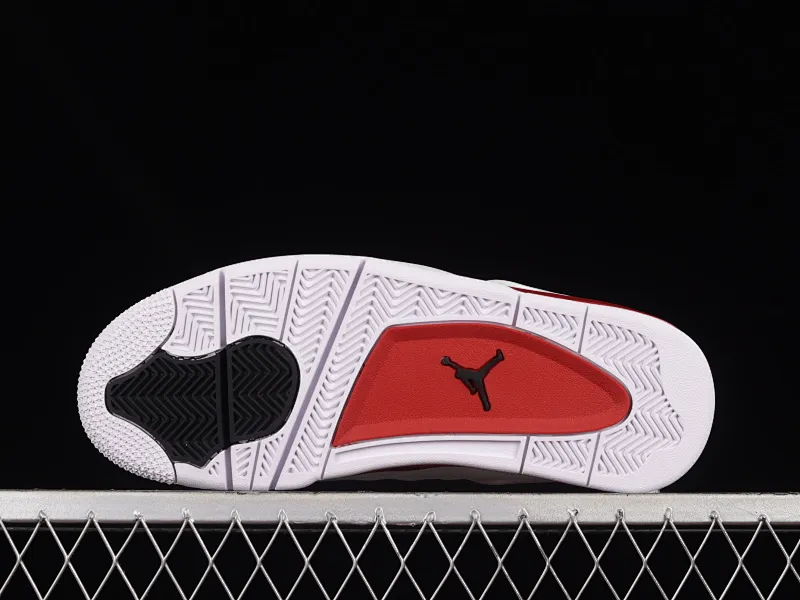 All categories Air Jordan Jordan series basketball shoes Air Jordan 4 Pure original Air Jordan 4 Motorsport AJ4 Joe 4 racing white and red 308497-106
